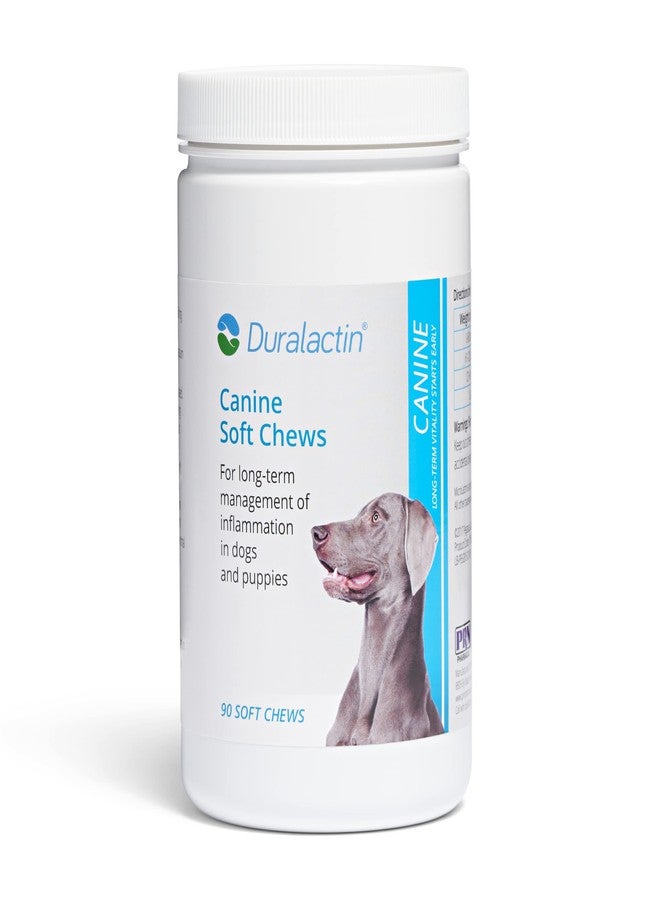 PRN Pharmacal Duralactin Canine Soft Chews - Joint Health Supplement for Dogs & Puppies to Help Reduce Chronic Soreness - Canine Chews Containing Dried Milk Protein - Chicken-Liver Flavor - 90 Chews - Image 1